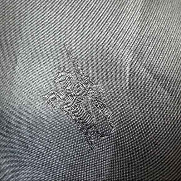 Burberrys Vintage Double Breasted Blazer Navy Gold Crest Buttons Men’s L - Picture 15 of 16